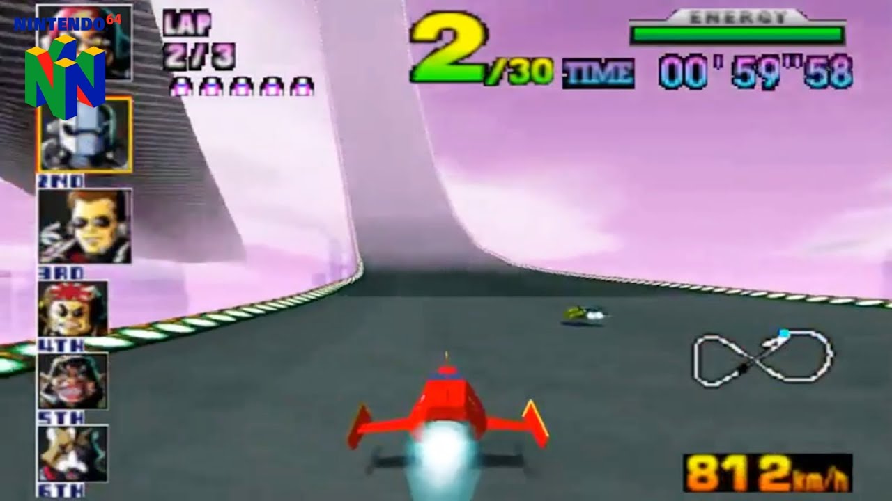 F-Zero X - Komplett i eske (CIB) - Nintendo 64 spill (N64)