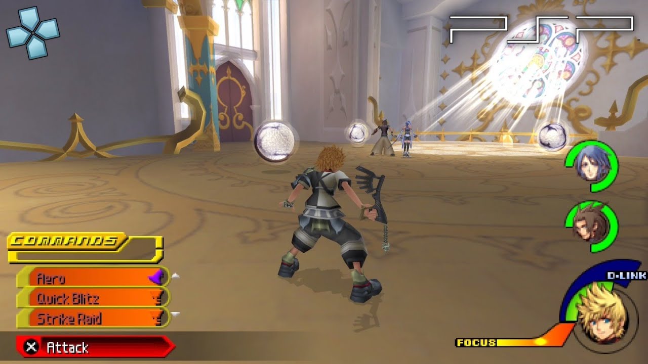 Kingdom hearts - Birth by sleep - Playstation portable spill (PSP)