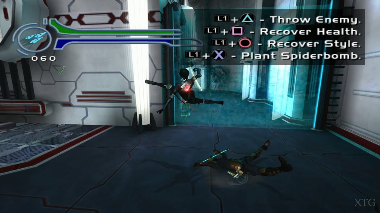 Gameplay-bilde fra Aeonflux Ps2