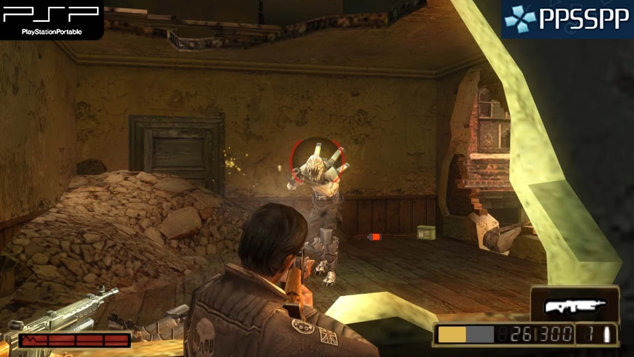 Gameplay-bilde fra Resistance Retribution Playstation Portable Spill Psp