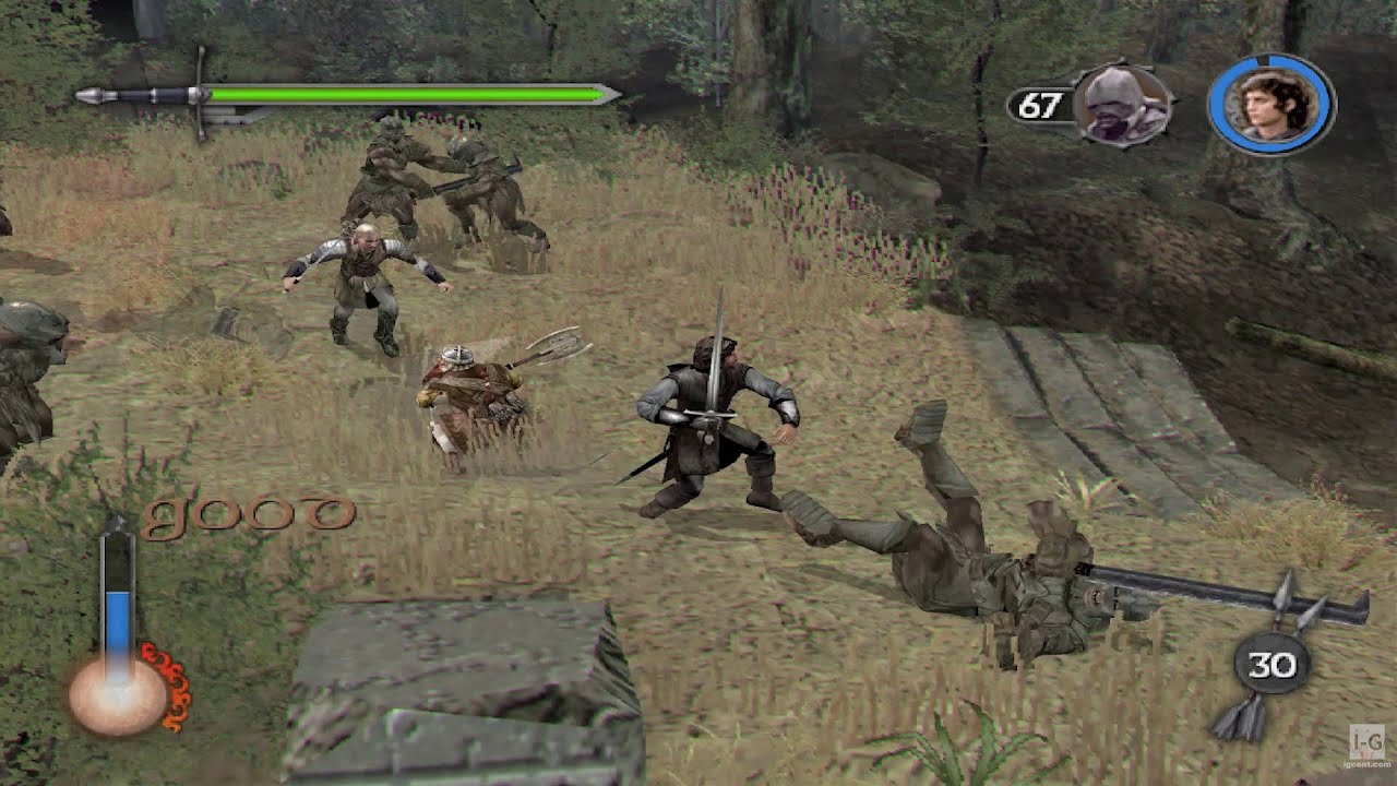 The Lord of the Rings: The Two Towers - Playstation 2 spill (PS2)