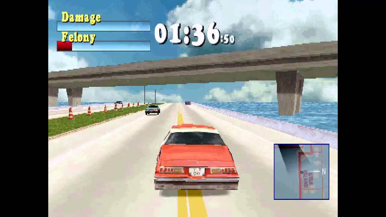 Gameplay-bilde fra Driver - Playstation 1 spill (PS1)