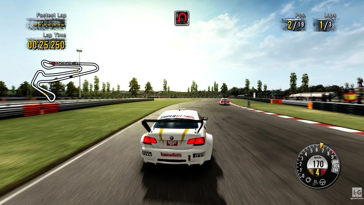Gameplay-bilde fra Superstars Racing V8 Xbox 360 Spill