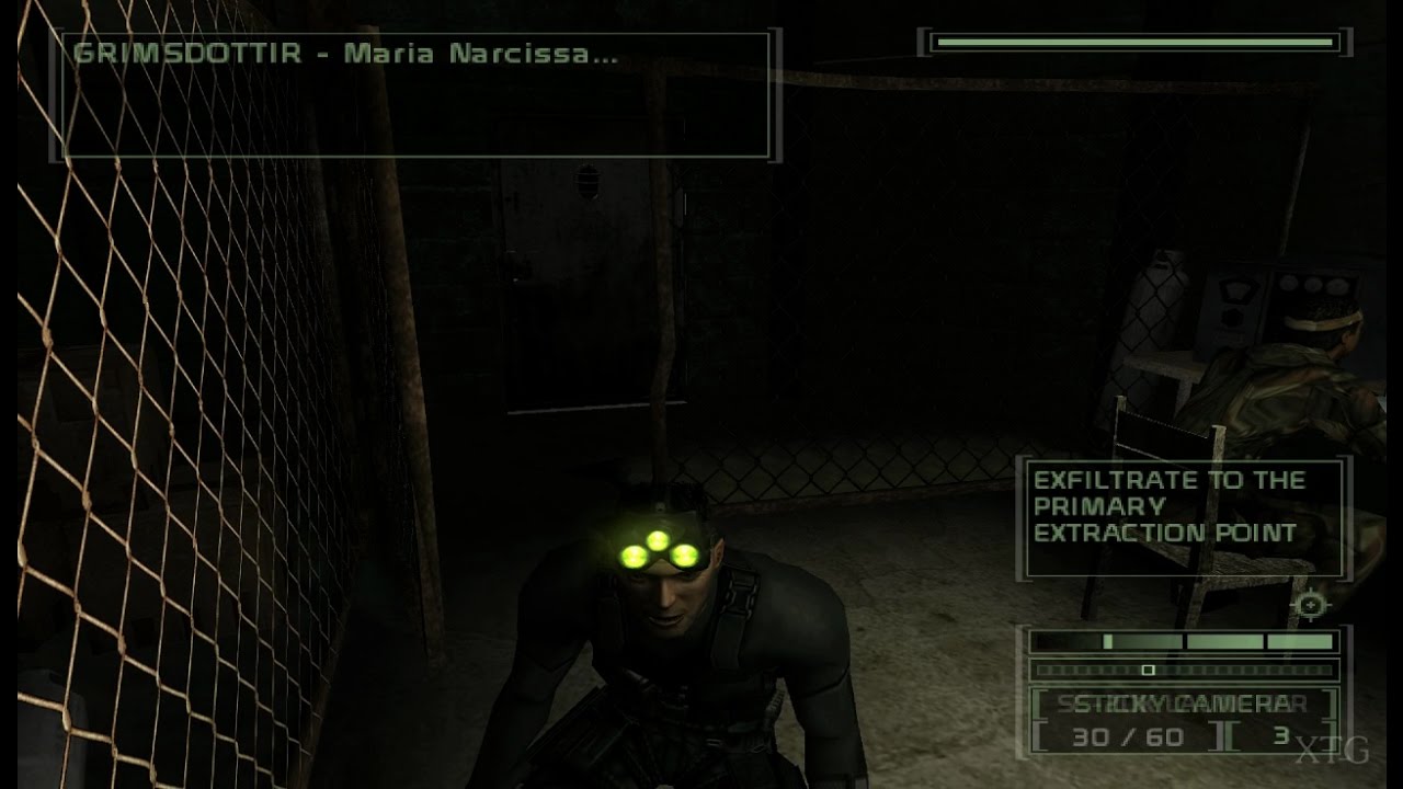 Tom Clancy's Splinter cell - Playstation 2 spill (PS2)