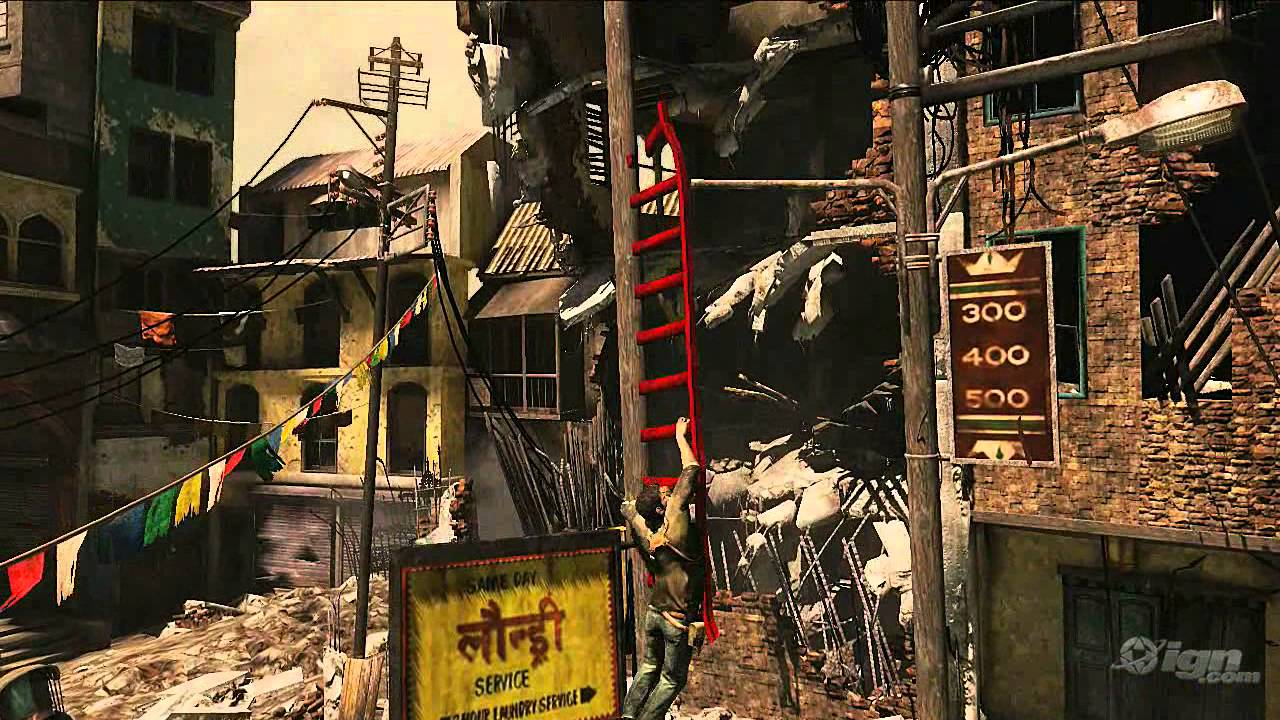 Gameplay-bilde fra Uncharted 2 Among Thieves Platinum Playstation 3 Spill Ps3