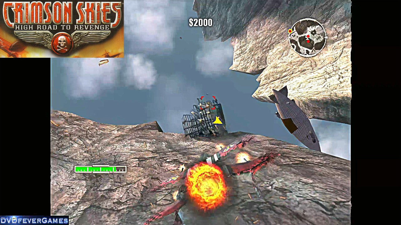 Crimson Skies – High Road to Revenge - Xbox original spill