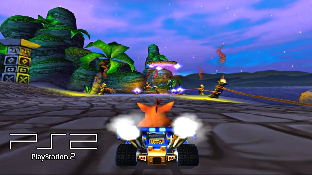 Crash - Nitro-kart (platinum) - Playstation 2 spill (PS2)