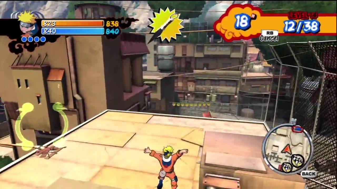 Naruto Rise of a Ninja – Xbox 360 spill