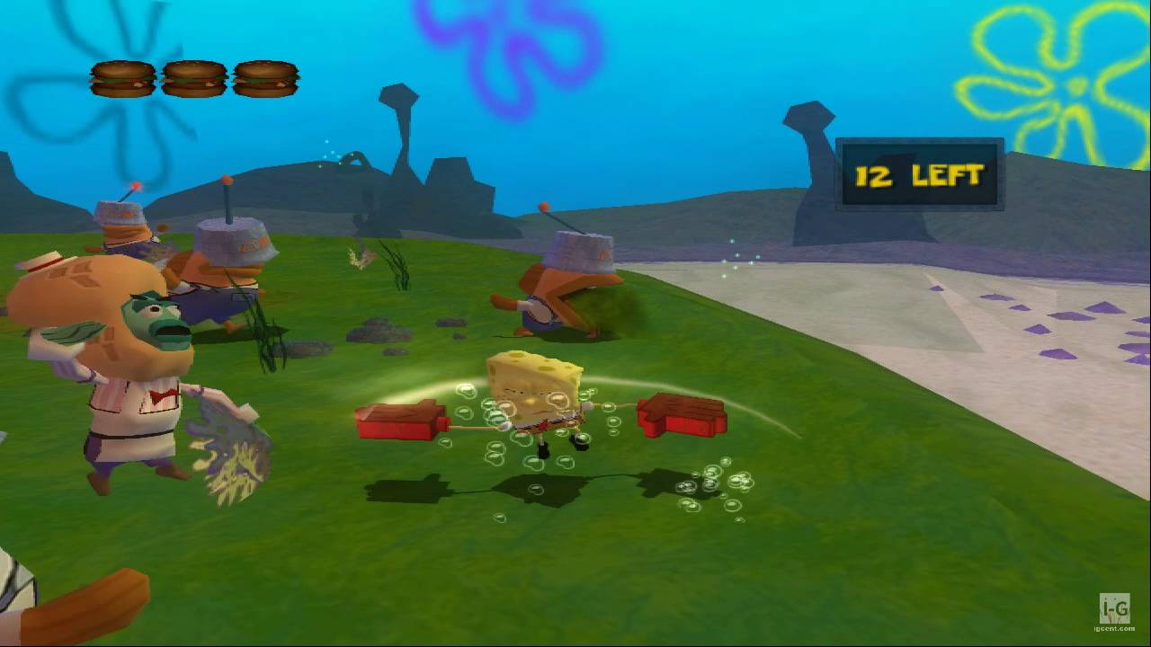 Spongebob SquarePants - The Movie - Playstation 2 spill (PS2)