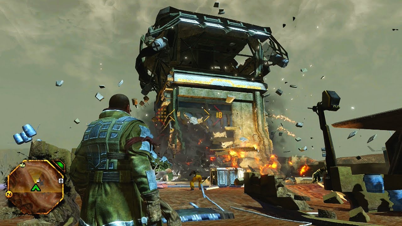 Gameplay-bilde fra Red Faction - Guerrilla – Xbox 360 spill