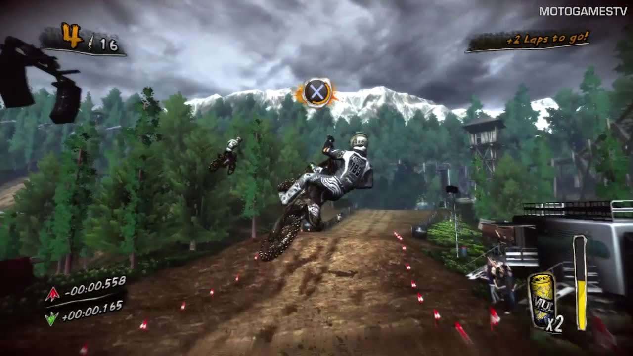 Gameplay-bilde fra Mud Fim Motorcross World Championship Playstation 3 Spill Ps3