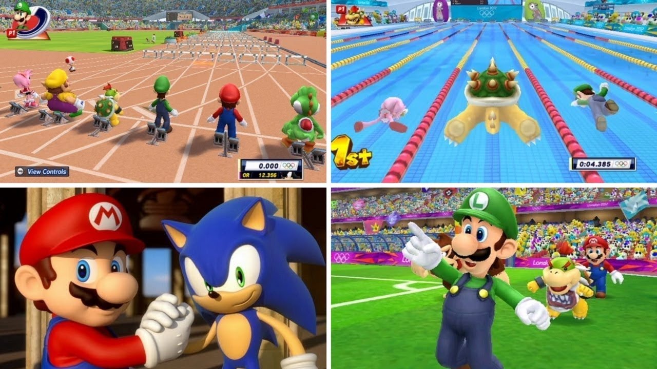 Mario & sonic at the London 2012 olympic games - Nintendo Wii spill