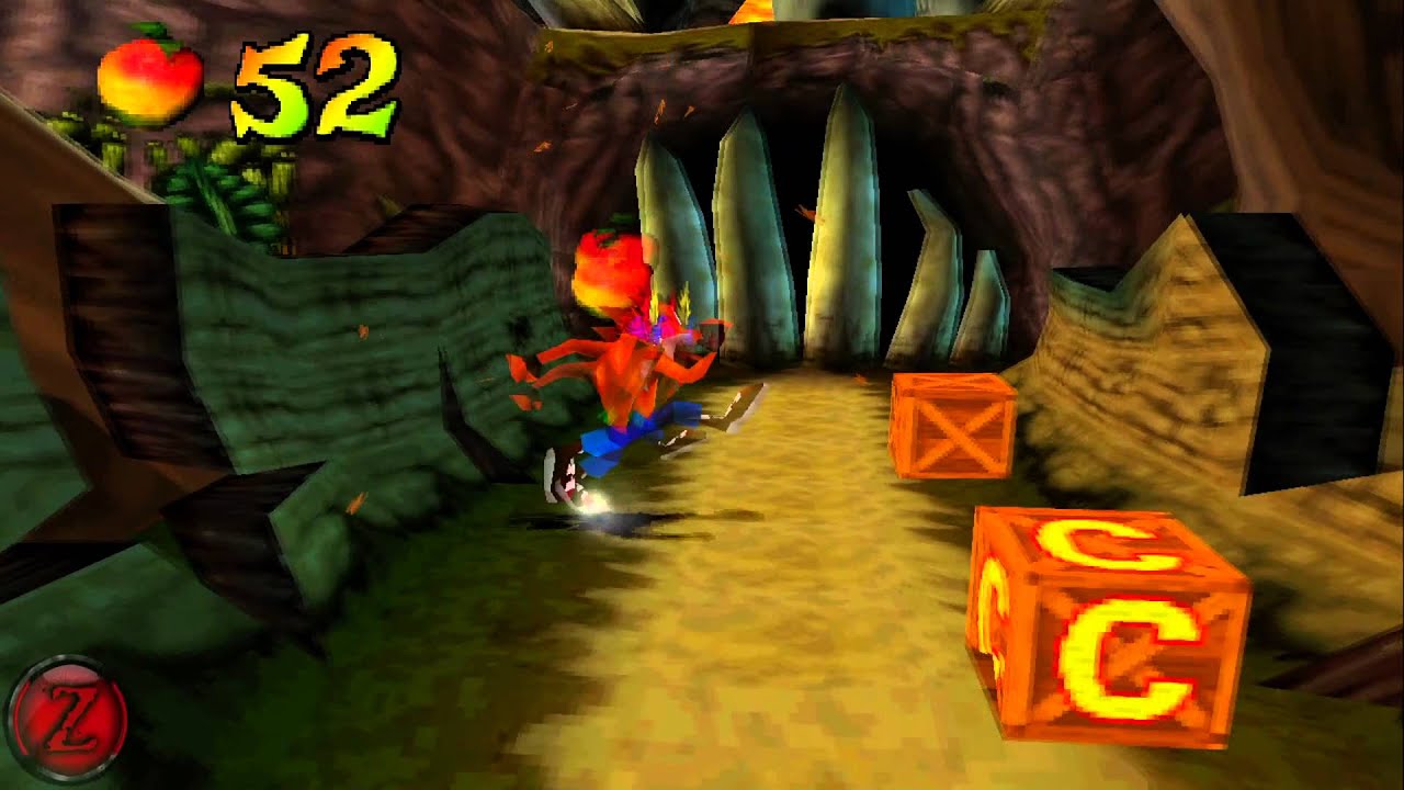 Crash bandicoot - Warped - Playstation 1 spill (PS1)