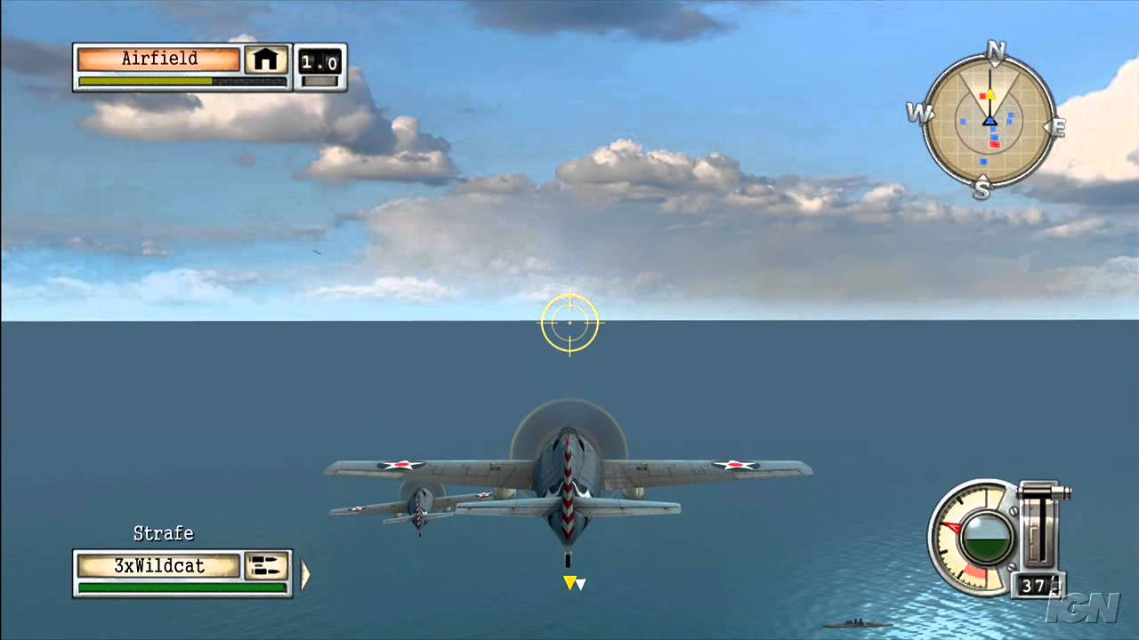 Gameplay-bilde fra Battlestations Midway – Xbox 360 spill
