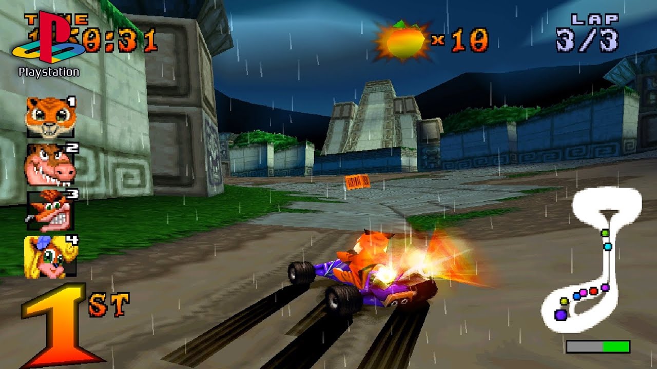 CTR - Crash team racing - Playstation 1 spill (PS1)