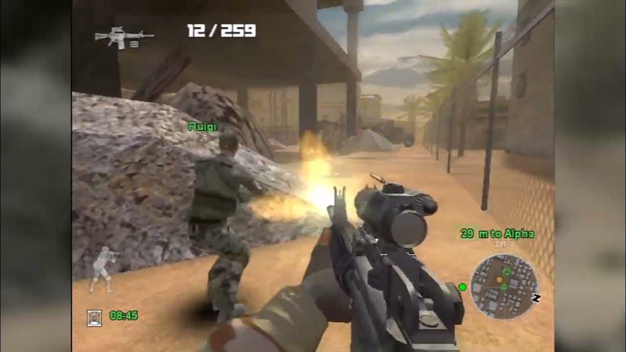 Gameplay-bilde fra Delta Force Black Hawk Down Xbox Original Spill
