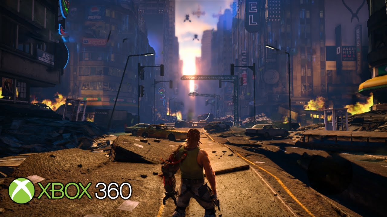 Gameplay-bilde fra Bionic Commando Xbox 360 Spill