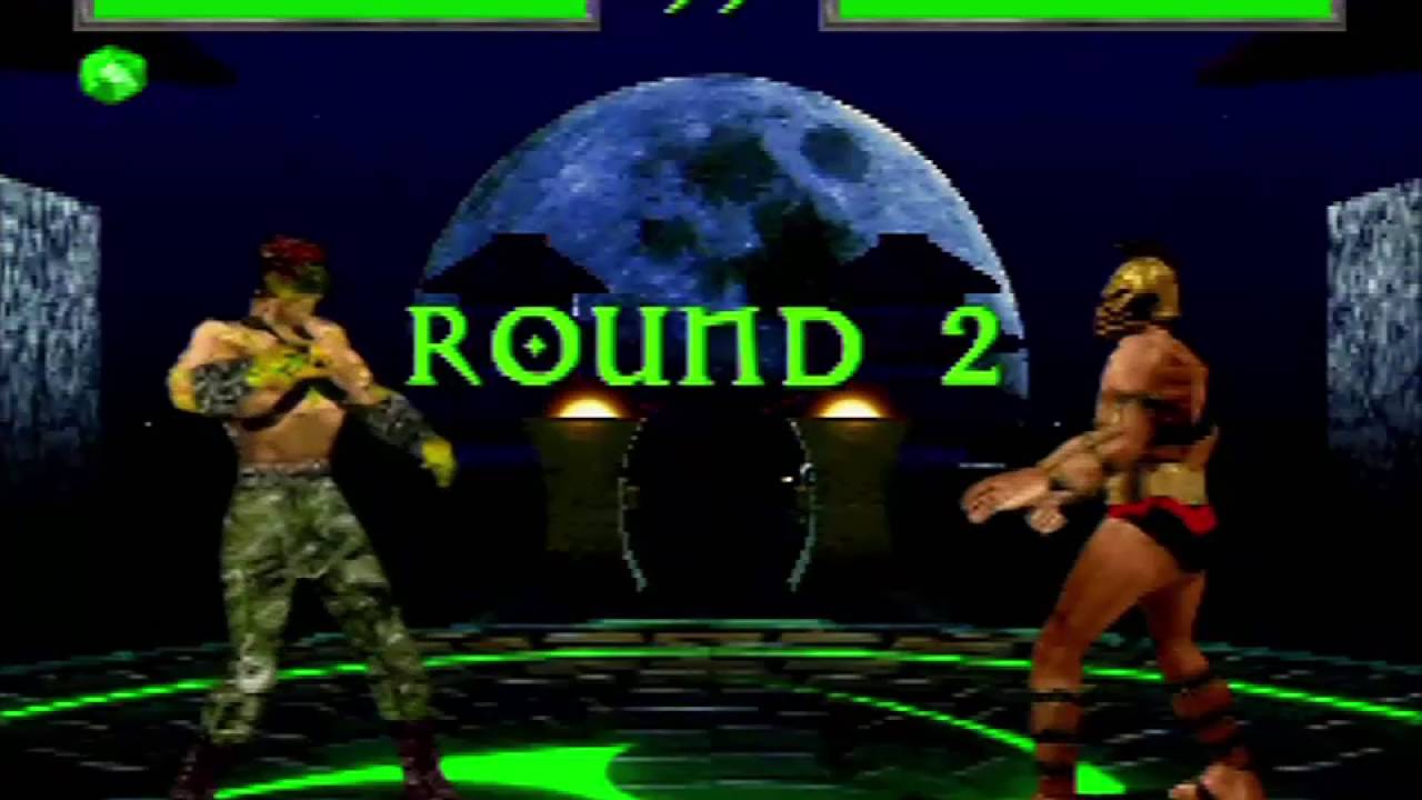 Gameplay-bilde fra War gods - i eske - Nintendo 64 spill (N64)