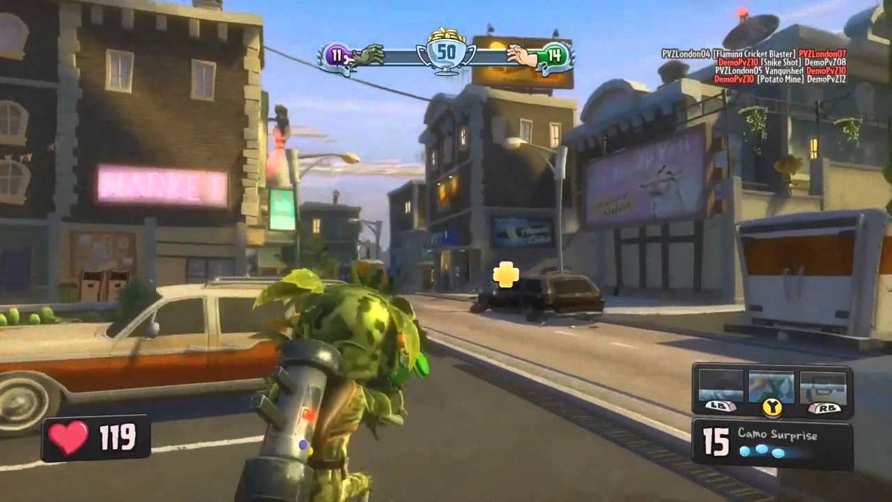 Plants VS zombies - Garden warfare - Xbox 360 spill