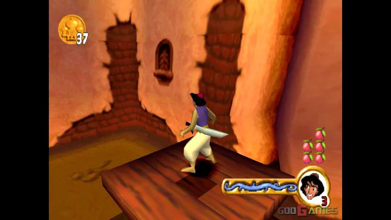 Gameplay-bilde fra Disney`s aladdin: Nasiras hevn - Playstation 1 spill (PS1)
