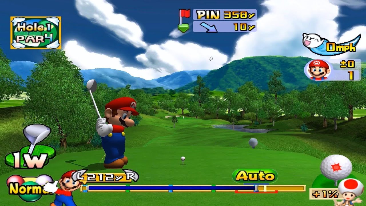 Mario golf - Toadstool tour - Nintendo Gamecube spill
