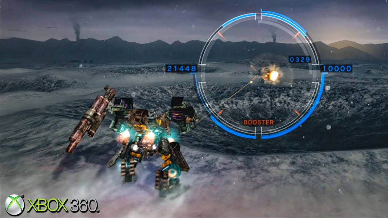 Gameplay-bilde fra Armored Core Verdict Day Xbox 360 Spill