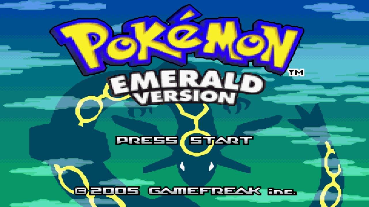Pokemon emerald version - Nintendo Gameboy advance spill (GBA)