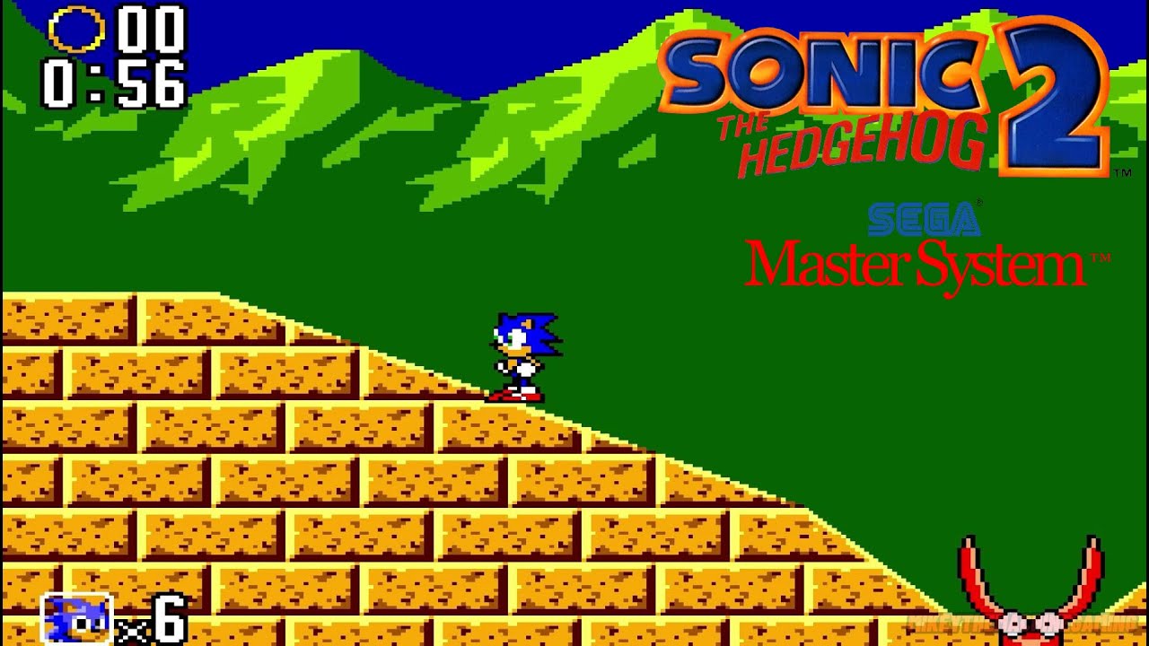 Gameplay-bilde fra Sonic the hedgehog 2 (i eske) - Sega master system spill