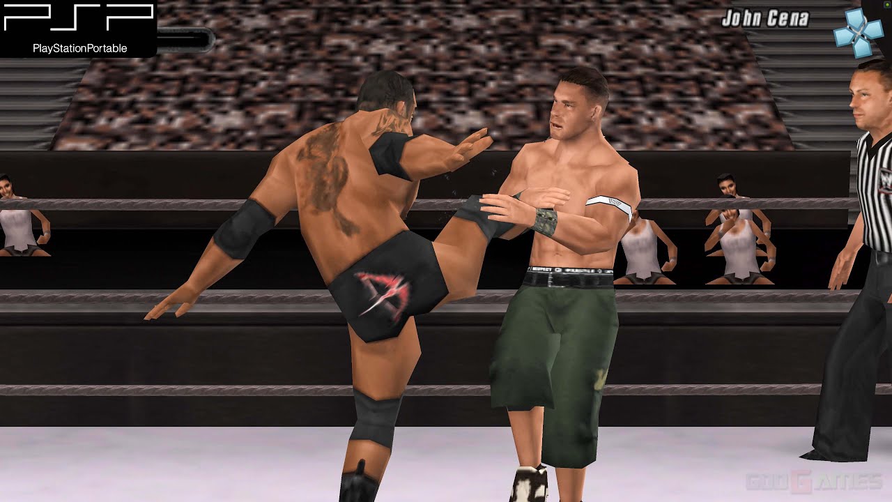 Gameplay-bilde fra Smack Down Vs Raw 2008 Featuring Ecw Nytt Playstation Portable Spill Psp