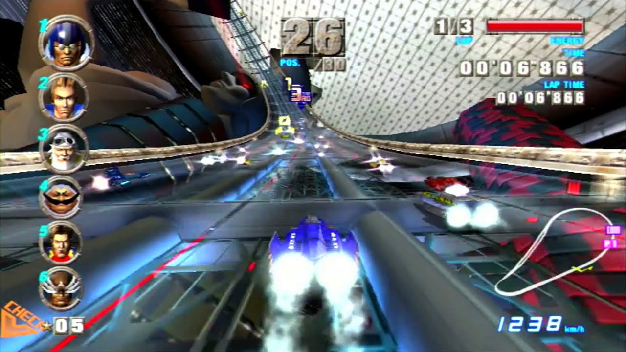 Gameplay-bilde fra F Zero Gx Nintendo Gamecube Spill