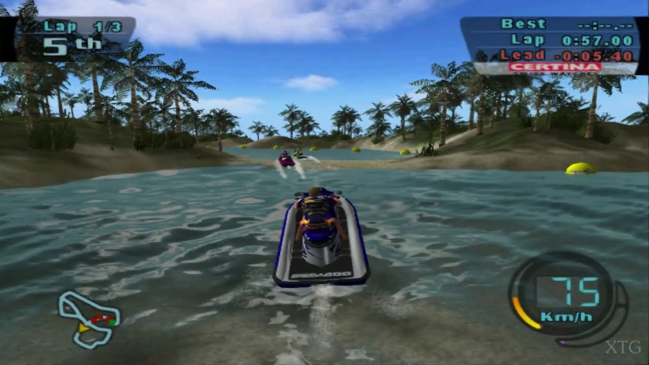 Gameplay-bilde fra Splashdown - Playstation 2 spill (PS2)