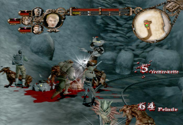 Gameplay-bilde fra Mcfarlane's Evil prophecy - Playstation 2 spill (PS2)