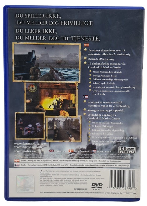 Bilde av Medal Of Honor Frontline Playstation 2 Spill Ps2