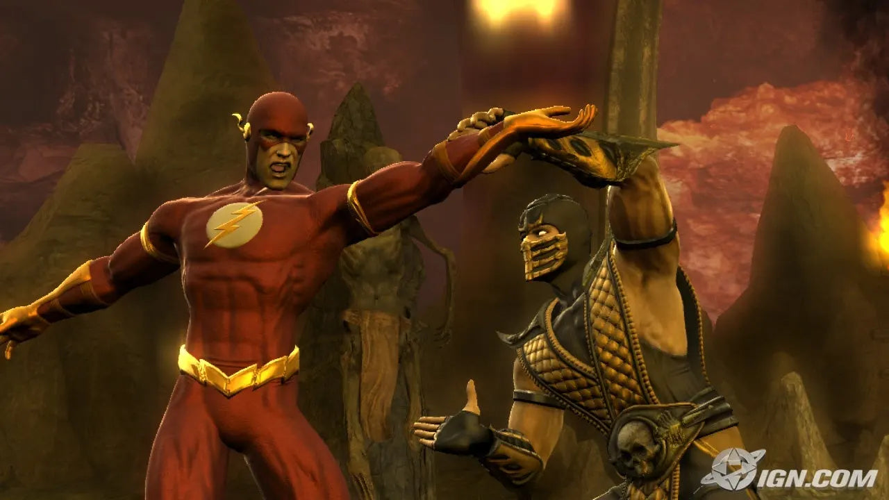 Gameplay-bilde fra Mortal Kombat vs DC Universe – Xbox 360 spill