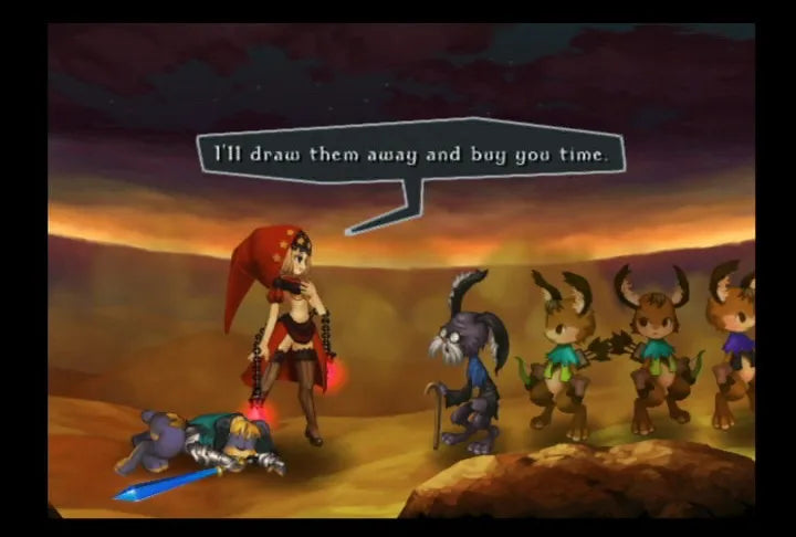Gameplay-bilde fra Odin Sphere - Playstation 2 spill (PS2)