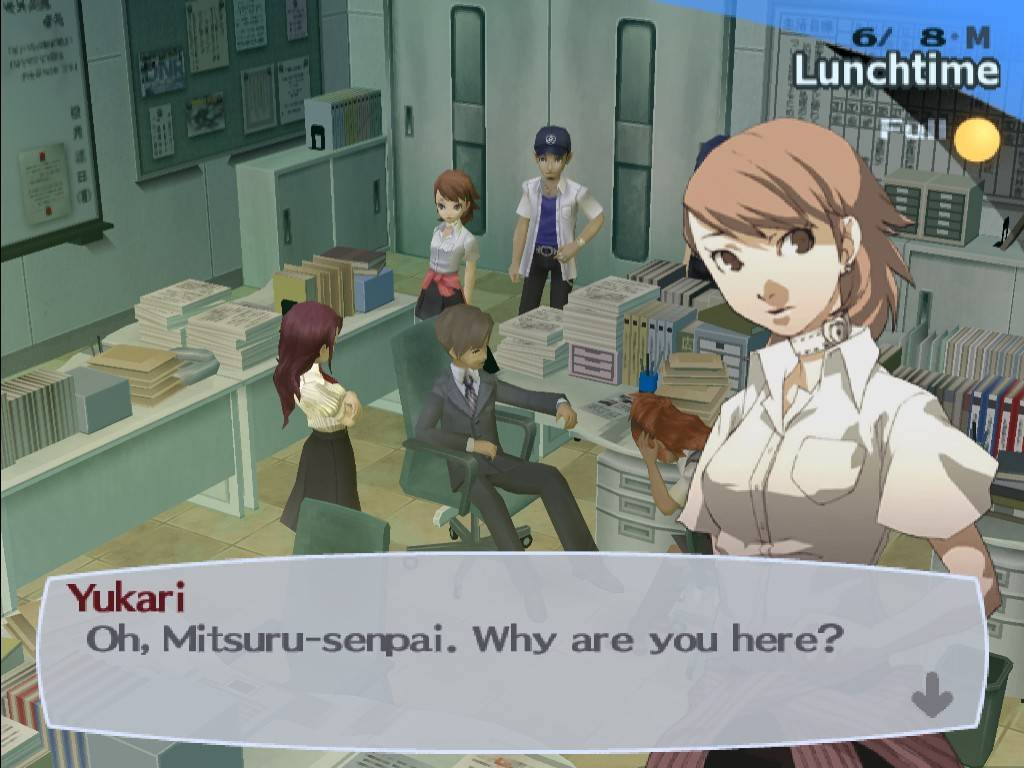 Gameplay-bilde fra Shin Megami Tensei - Persona 3 - Playstation 2 spill (PS2)