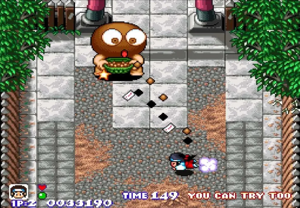 Pocky & Rocky - Super nintendo entertainment system spill (snes)