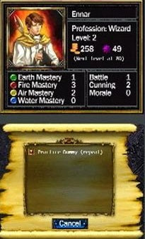 Puzzle quest - Challenge of the Warlords – Nintendo DS spill