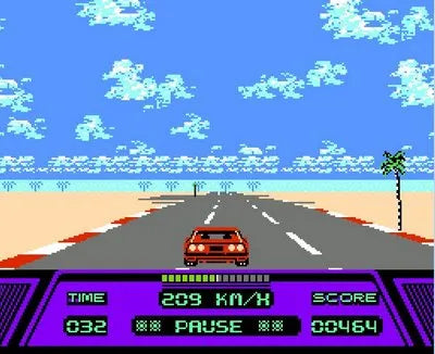 Rad racer (EEC) - Nintendo entertainment system / NES spill