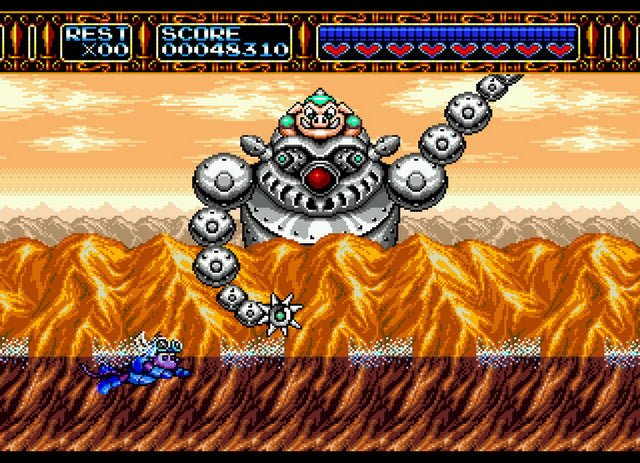 Rocket knight adventures - Sega genesis spill
