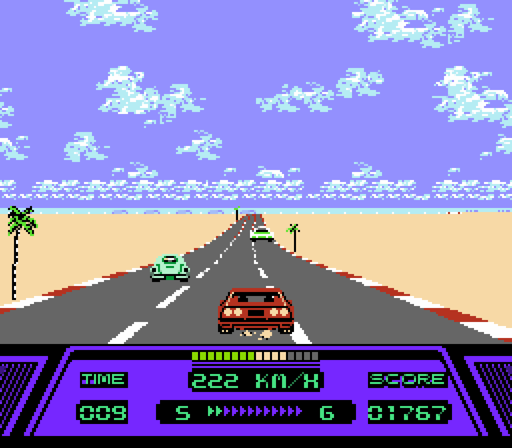 Rad racer (EEC) - Nintendo entertainment system / NES spill