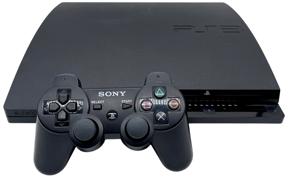 Produktbilde av Original Svart Sony PlayStation 3 Slim konsoll