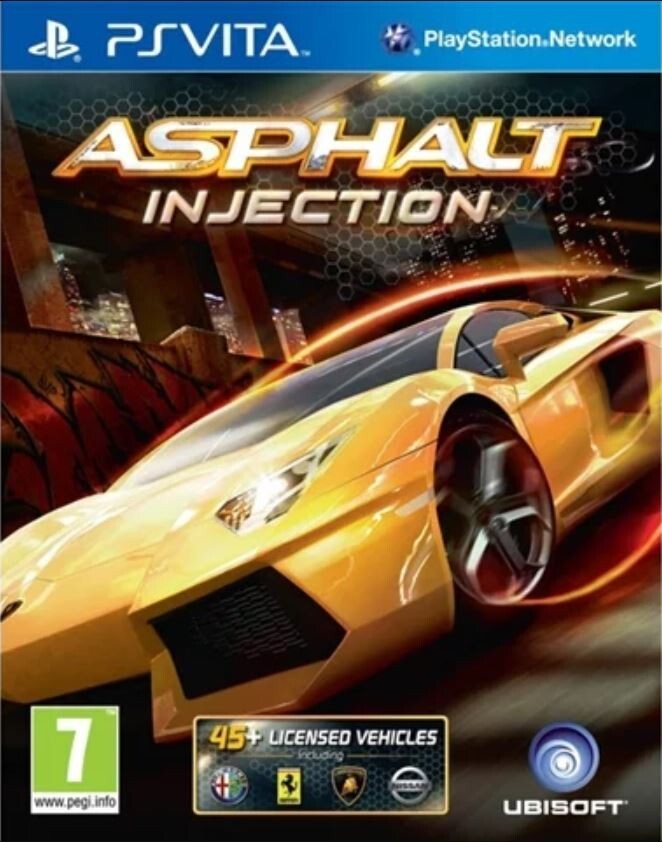 Asphalt injection - Playstation Vita spill (PSVita)