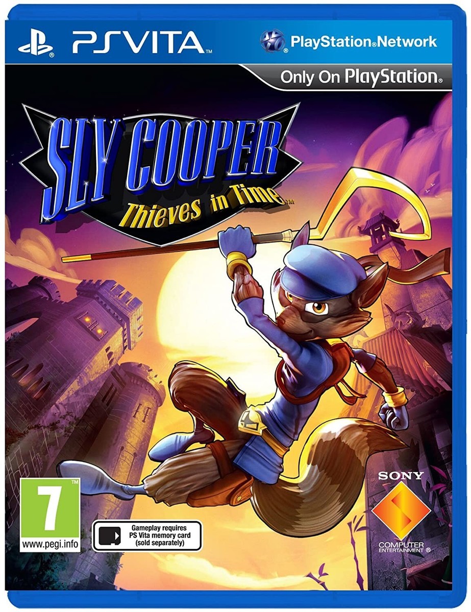 Sly cooper - Thieves in time - Playstation Vita spill (PSVita)