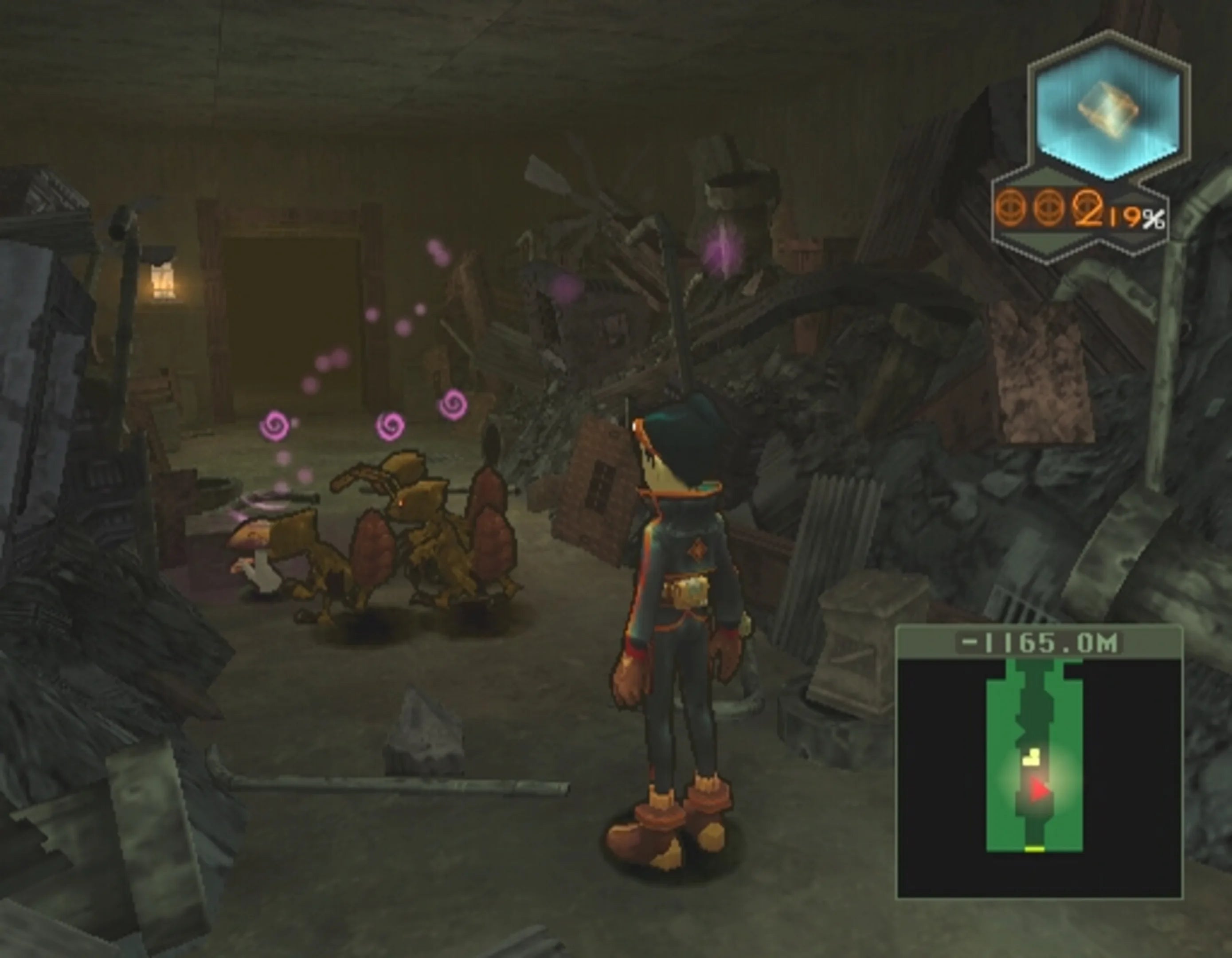 Gameplay-bilde fra Breath of Fire Dragon Quarter - Playstation 2 spill (PS2)