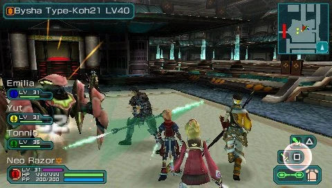 Phantasy star - Portable - Playstation portable spill (PSP)