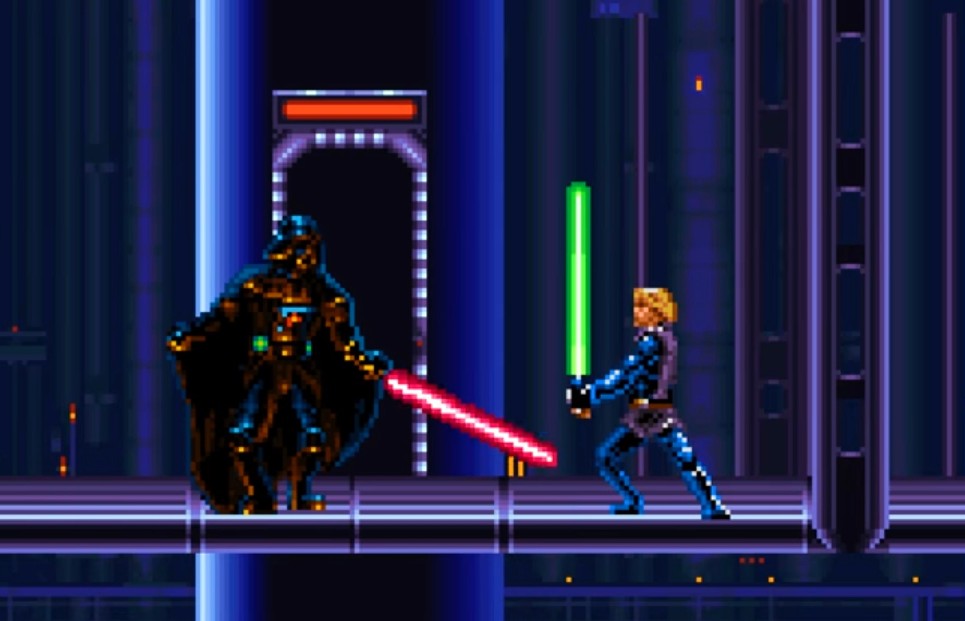 Super Star wars - Return of the Jedi (i eske) - Super nintendo spill (snes)