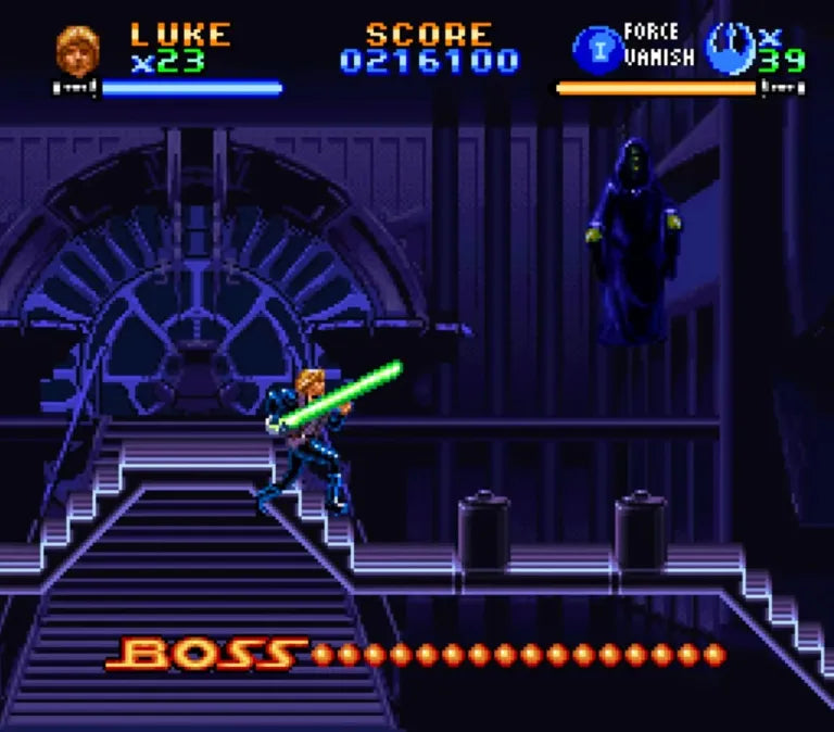 Super Star wars - Return of the Jedi (i eske) - Super nintendo spill (snes)