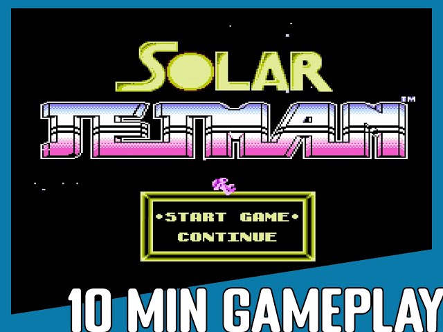Solar jetman - Hunt for the golden warship (SCN) - NES spill