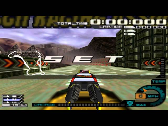 Aero gauge (kun kassett) - Nintendo 64 spill (n64)